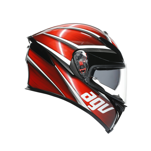 Prilba AGV K5  TEMPEST BLACK/RED