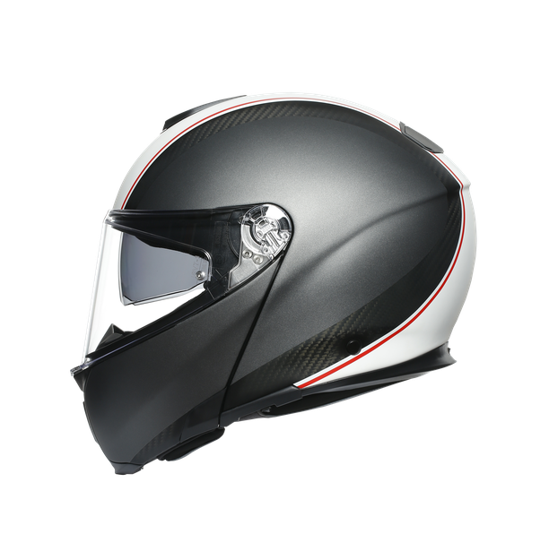 Prilba AGV SPORTMODULAR MULTI - COVER MATT GUNMETAL/WHITE