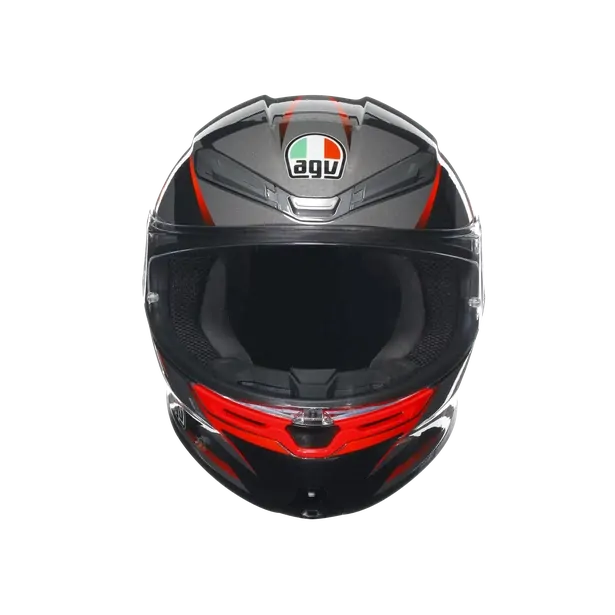 Prilba AGV K6 S SLASHCUT BLACK/GREY/RED