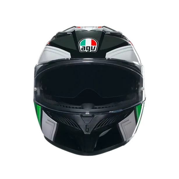 Prilba AGV K3 WING BLACK/ITALY