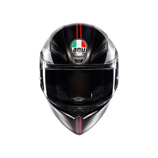 Prilba AGV K1 S LAP MATT BLACK/GREY/RED