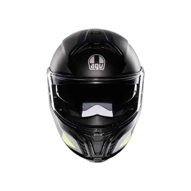 Prilba AGV TOURMODULAR PERCEPTION MATT BLACK/YEL FLUO