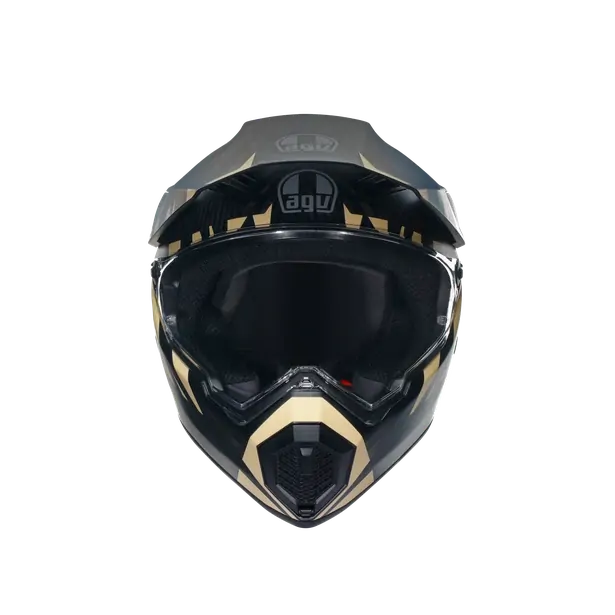 Prilba AGV AX9 STEPPA MATT CARBON/GREY/SAND