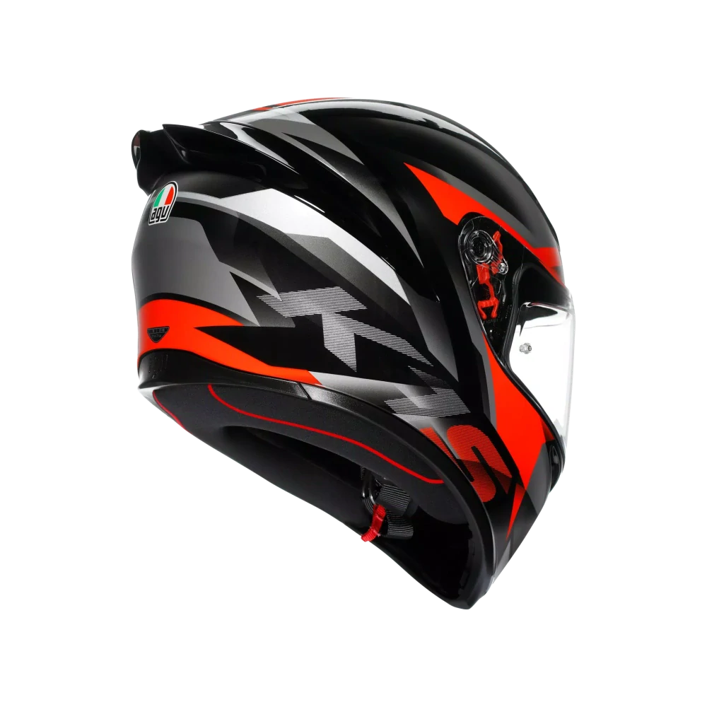 Prilba AGV K1 S E2206 - FASTLAP BLACK/GREY/RED
