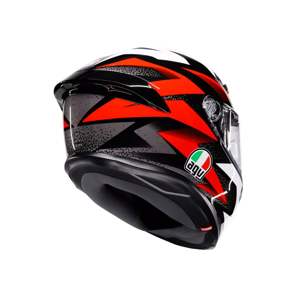 Prilba AGV K6 S BRAVEN BLACK/RED/WHITE