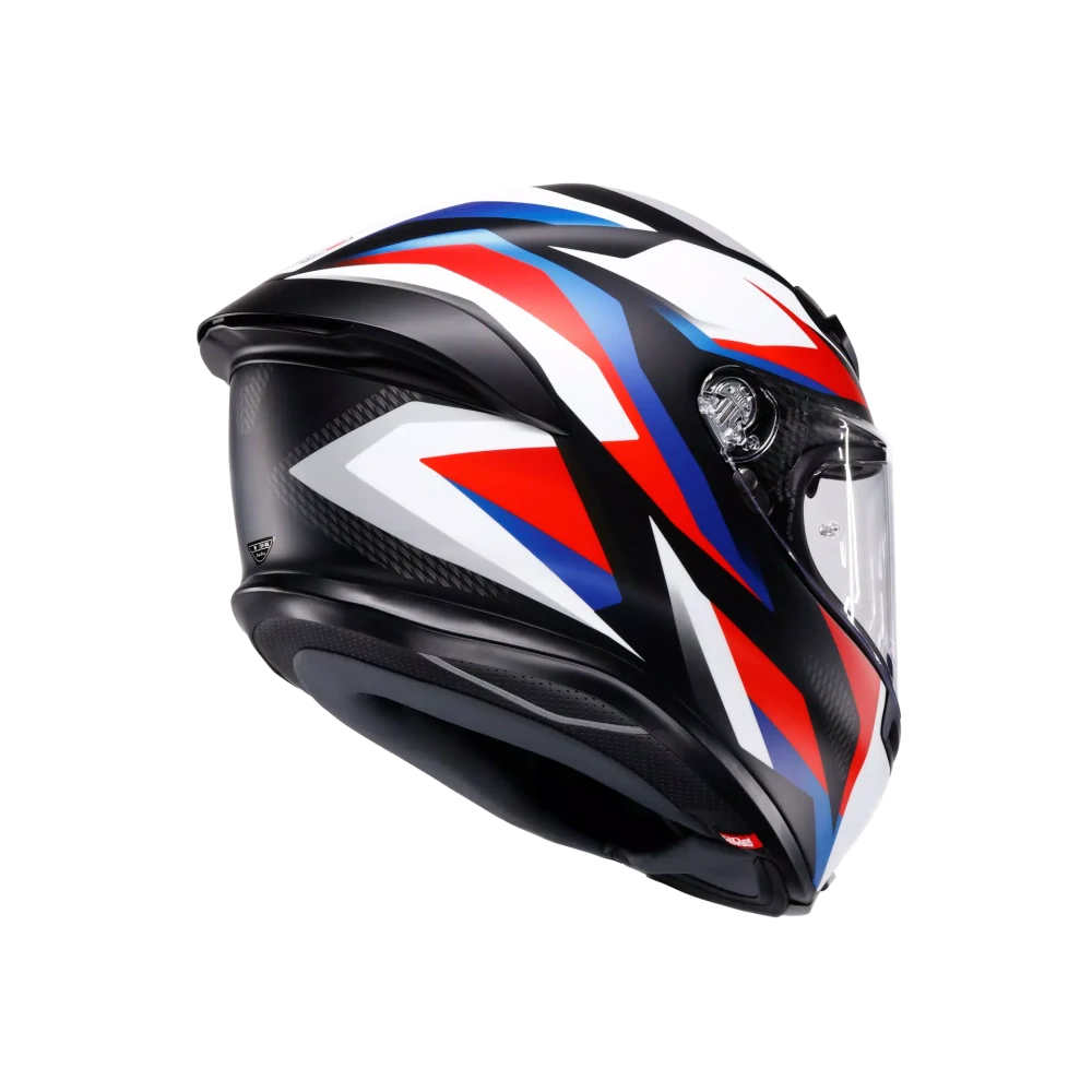 Prilba AGV K6 S TIMEWARP MATT BLACK/RED/BLUE