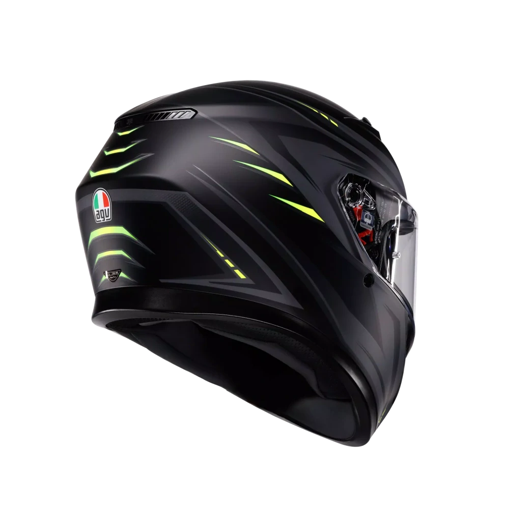 Prilba AVG K3 SYTH MATT BLACK/YELLOW FLUO