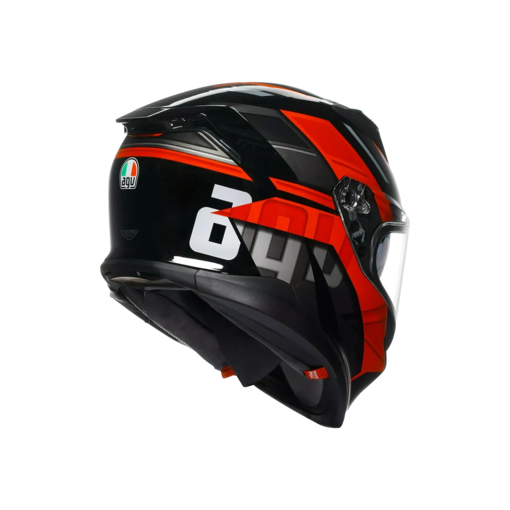 Prilba AGV K7 TAURAX BLACK/RED