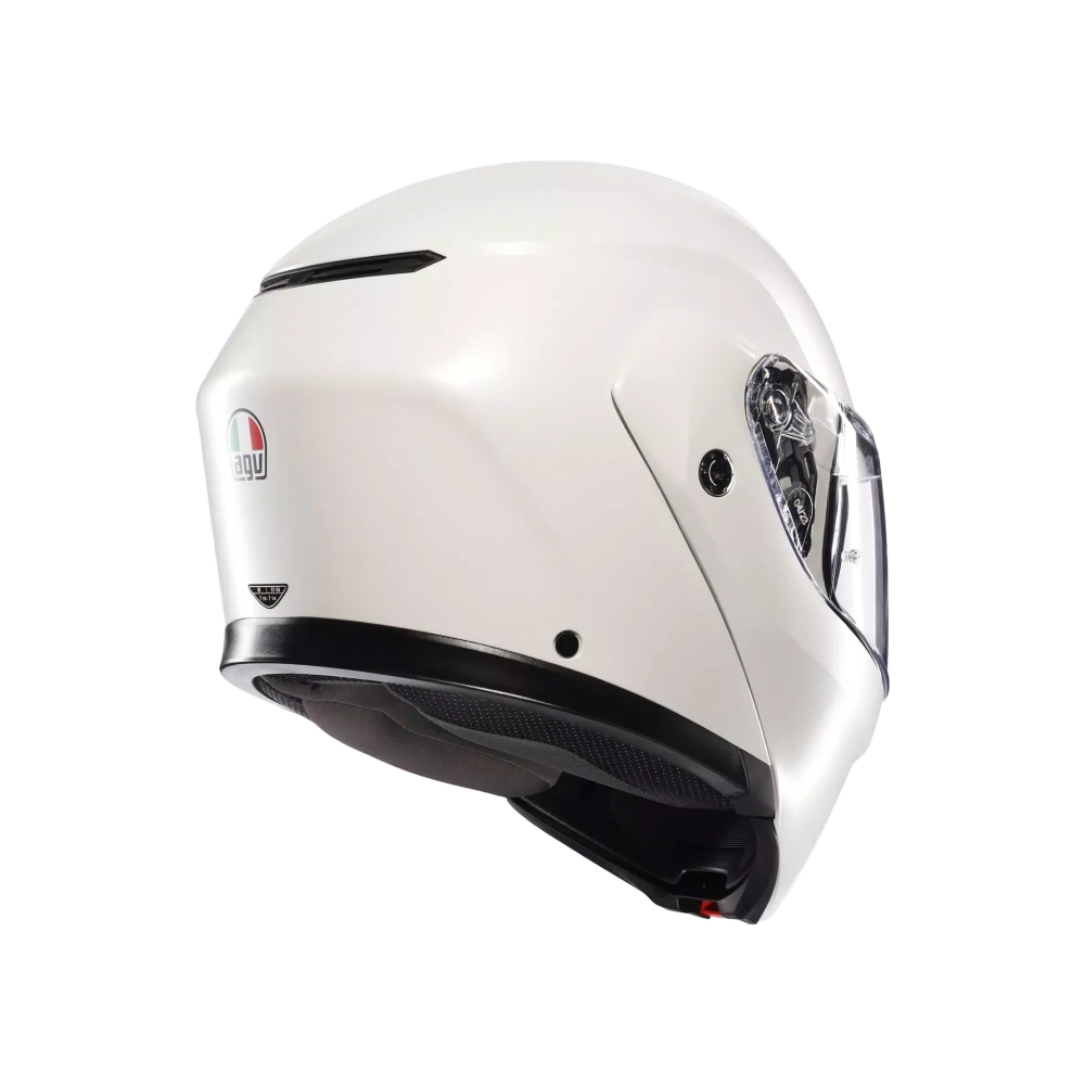Prilba AGV Streetmodular MONO MATT BLACK MATERIA WHITE