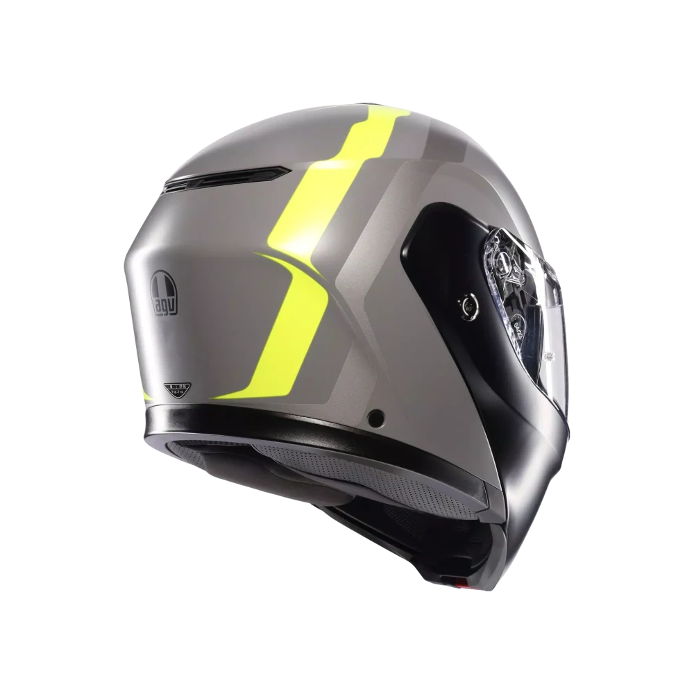 Prilba AGV Streetmodular RESIA MATT GREY/BLACK/YEL FLUO