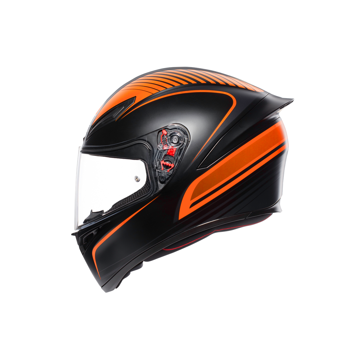 Prilba AGV K1 WARMUP MATT BLACK/ORANGE