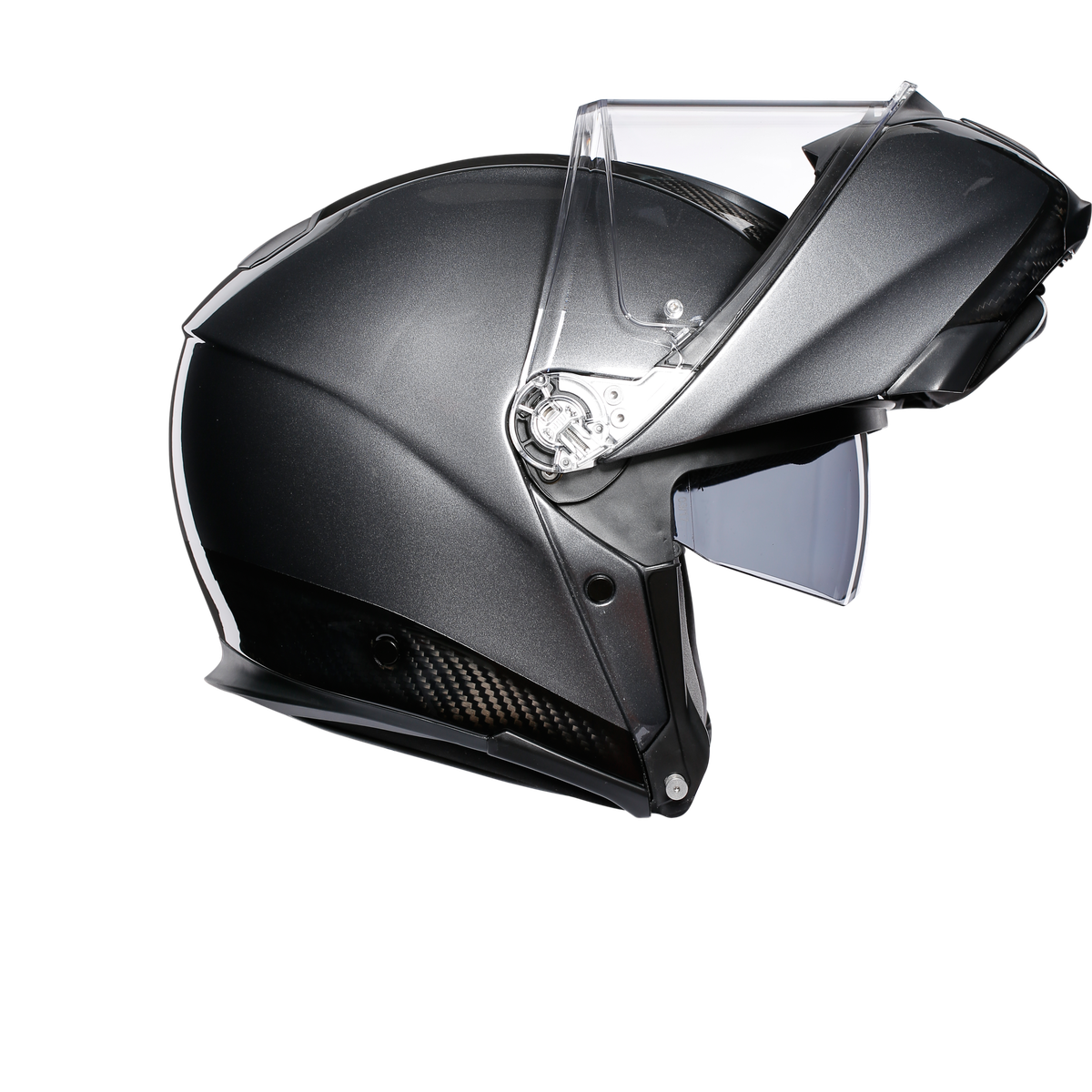 Prilba AGV SPORTMODULAR - CARBON/DARK GREY