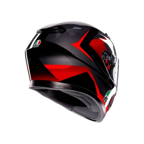 Prilba AGV K3 STRIGA BLACK/GREY/RED