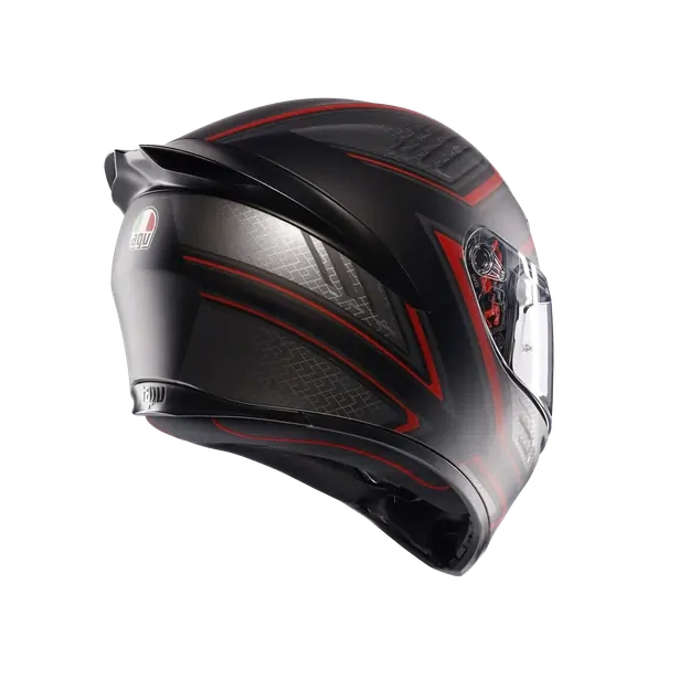 Prilba AGV K1 S SLING MATT BLACK/RED