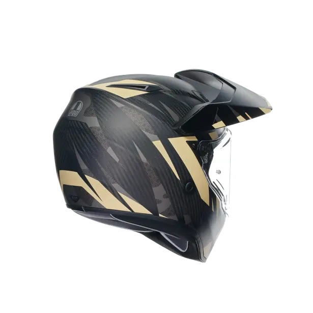 Prilba AGV AX9 STEPPA MATT CARBON/GREY/SAND
