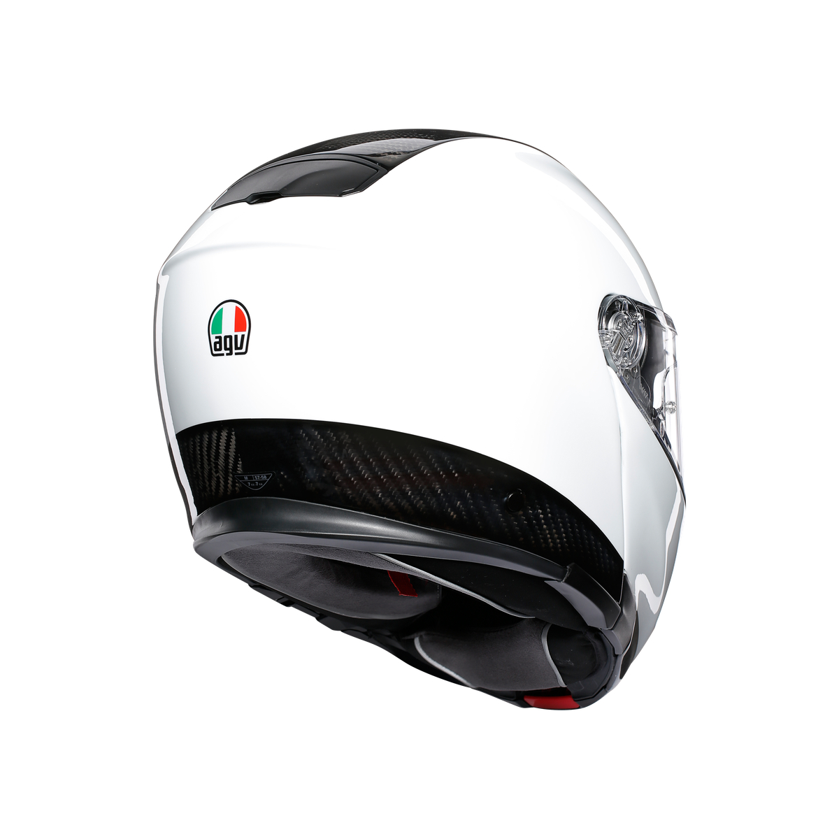 Prilba AGV SPORTMODULAR - CARBON/WHITE