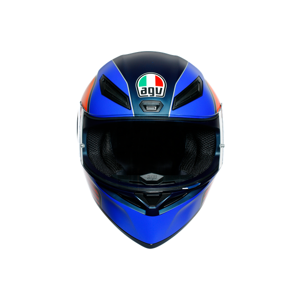Prilba AGV K1 POWER MATT DARK BLUE/ORANGE/WHITE
