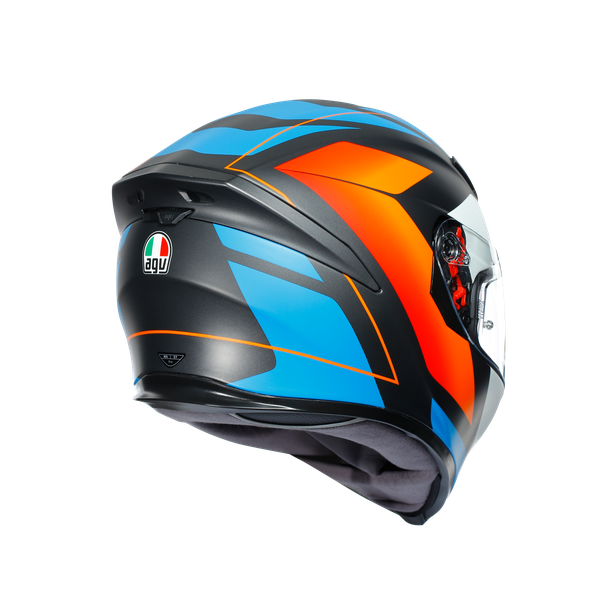 Prilba AGV K5 S CORE MATT BLACK/BLUE/ORANGE