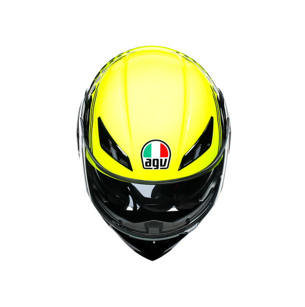 Prilba AGV COMPACT ST MULTI - DETROIT YELLOW FLUO/BLACK 