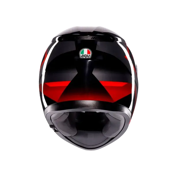Prilba AGV K3 STRIGA BLACK/GREY/RED