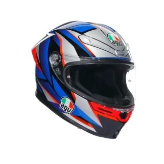 Prilba AGV K6 S SLASHCUT BLACK/BLUE/RED