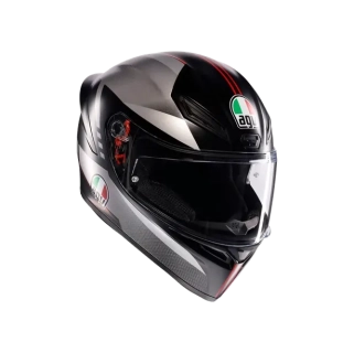 Prilba AGV K1 S LAP MATT BLACK/GREY/RED