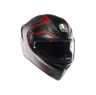Prilba AGV K1 S SLING MATT BLACK/RED