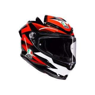 Prilba AGV K6 S BRAVEN BLACK/RED/WHITE