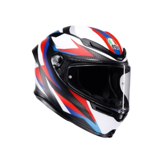 Prilba AGV K6 S TIMEWARP MATT BLACK/RED/BLUE