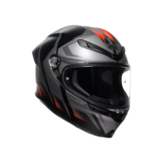 Prilba AGV K6 S E2206 - KARVE MATT BLACK/GREY/RED