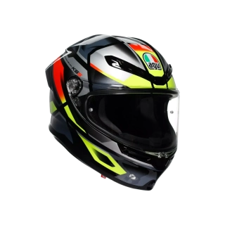 Prilba AGV K6 S E2206 - ERAZER BLACK/RED/YELLOW FLUO